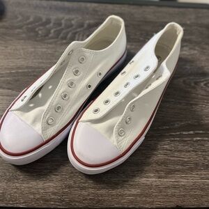 White sneakers